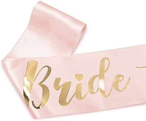 Veewon Bride para ser faixa de noiva Vei Tiara Head Band para chuveiro de noiva, casamento e decoração de festa de galinha
