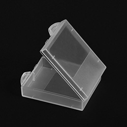 Caixa do suporte da bateria do Taidda, caixa do suporte da bateria Sturdy Plenable 10pcs Clear Plástico Plástico Voof Caixa de Armazenamento da Bateria da caixa de armazenamento Contêiner para câmera digital