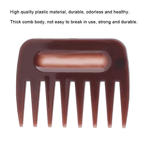 Pente de dente largo Defina a escova de cabelo Afro pente de cabelo liso pente de pente profissional Ferramenta de estilo de cabeleireiro