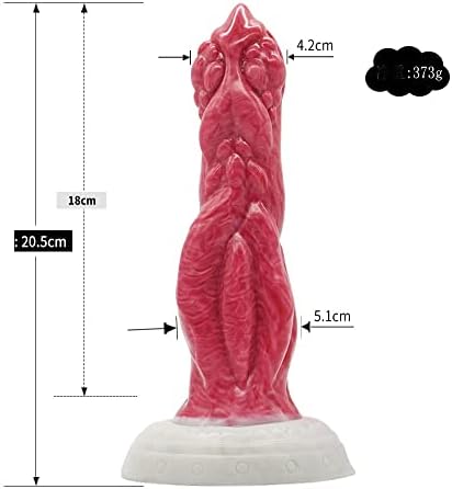 Behorny Dildo Brinquedo Sexo, Liquid Silicone Alien/Fido Dildo com Copa de Sucção