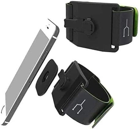 Navitech Black Mobile Thone Impermend Running Surynd Belt - Compatível com smartphone F91 5G