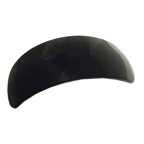 Parcelona francês curvo extra grande preto preto largo acetato de celulóide barrette para cabelos grossos