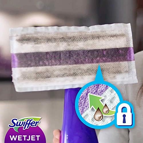 Swiffer WetJet Spray MOP REFILLS PARA TODOS OS TIPOS DE PISTUROS 4 x 10