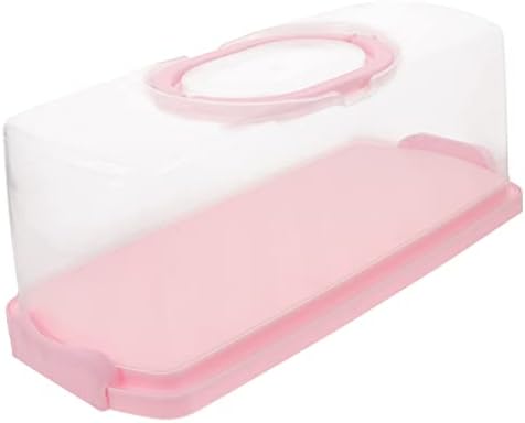 Caixa de torradas de caixa de hemotão Caixa de pão de plástico para ir recipientes de contêineres de contêiner capa de bolo de bolo de capa de bolo com tampa contêiner de muffin bolo de pão de pão transparente
