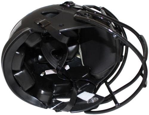 Barry Sanders autografado FS Eclipse Speed ​​Leões autênticos capacete Hof JSA 36013 - Capacetes NFL autografados
