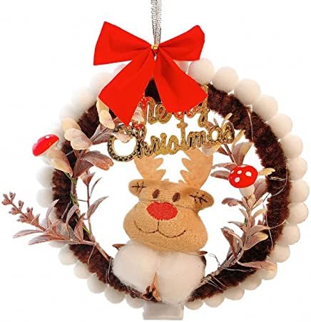 Handmade Diy Creative Christmas Pinging com Wreath Wreath Family Janela de Natal Decorações de Natal Bolsa de Material Decorativa Material Decorações de Natal Para Armários