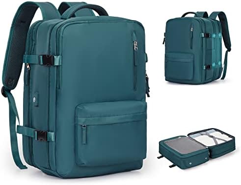 Backpack de laptop de viagem grande, mochila expansível de vôo aprovado, Continue a mochila para mulheres, mochila