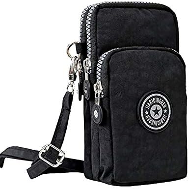 Saco de telefone da carteira de crossbody janks para mulheres, nylon saco de saco de ombro de nylon crossbody saco