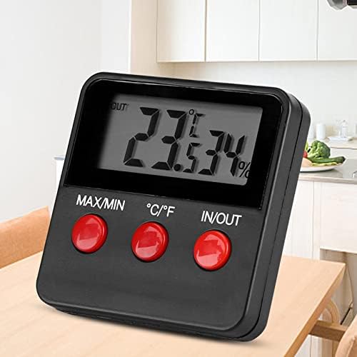 Higrômetro do termômetro, Digital LCD Termômetro LCD Monitor de umidade do higrume de temperatura para o ovo Incubadora