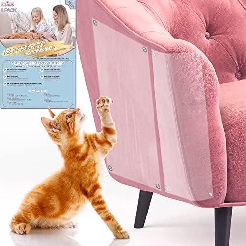 Protetor de mobiliário de arranhões anti -gato, 8 pacote, protetor de sofá para gatos, protetor de móveis de gato, protetores