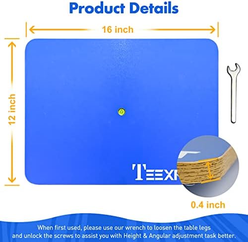 Tabela de nivelamento de resina teexpert para resina epóxi, 16'1'x 12 '