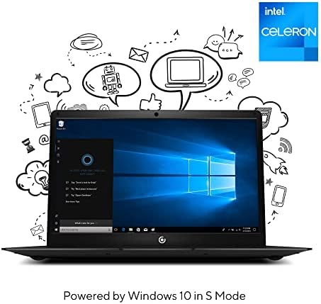 Laptop de 14,1 ”de 14,1” com Windows 10 em modo S - Black