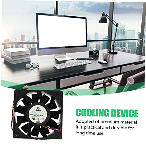 Mobestech PC Supply Computer -Wire CPU v Fan do resfriador de fio -ar industrial Air Um dispositivo Radiator -Blade para -Chassi -Mineração de máquina Resfriagem