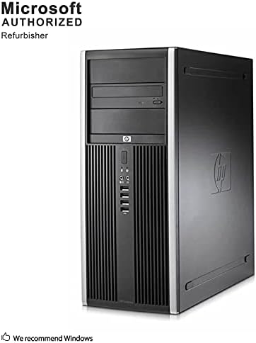 HP Elite 8200 Tower Business Desktop Computer PC, Intel Quad Core i7-2600 até 3,8 GHz, 16g DDR3, 1T, DVDRW, WIFI, BT, DP, VGA, Windows 10 Pro 64 bits suporta linguagem em inglês/espanhol/francês