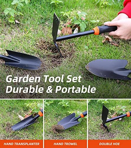 Coleção do conjunto de ferramentas de jardim de difflife - ferramenta de jardim de 5 peças Conjunto de ferramentas para