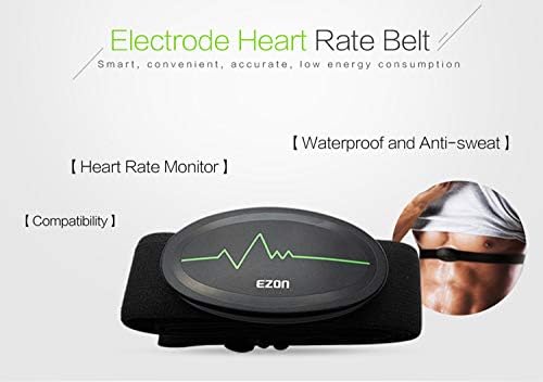 Monitor de freqüência cardíaca Ezon com alça de peito, para mais exercícios científicos