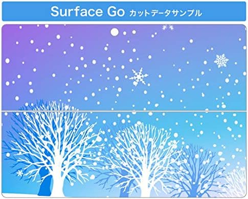 capa de decalque igsticker para o Microsoft Surface Go/Go 2 Ultra Fin Protective Body Skins 001466 Snow Winter
