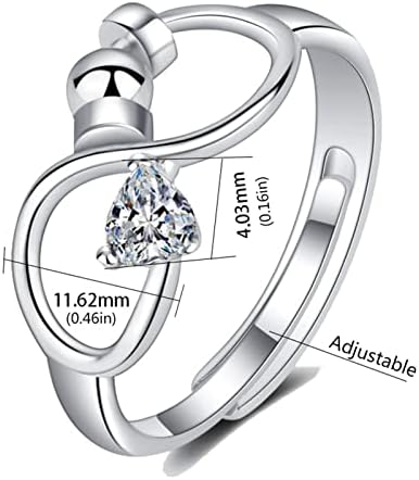 Anéis de engajamento em forma de anel para mulheres anéis de noivado Aniversário de casamento promessa anéis para a namorada da esposa