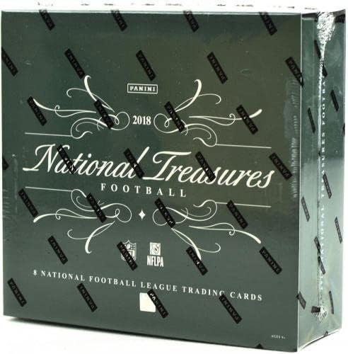 2018 Panini National Treasures Futebol Hobby Box - Pacotes de cera de futebol