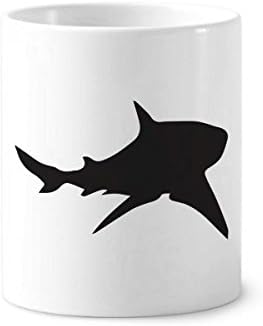 Ocean Black Biology Biology Toothbrushcrush Pen Porta de caneca de cerâmica