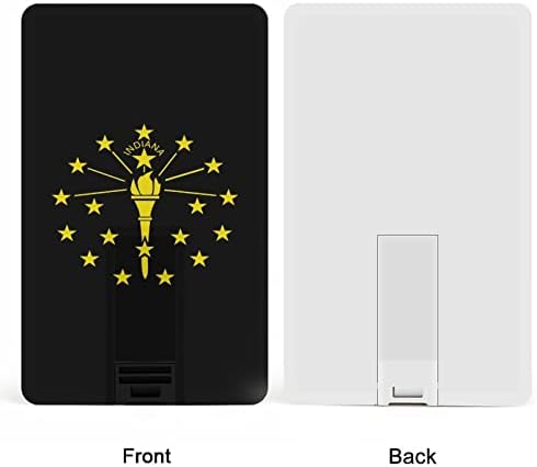 Cartão de crédito de bandeira do estado de Indiana Drives USB Drives de memória personalizada Places corporativos Presentes corporativos e brindes promocionais 64G