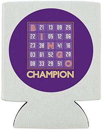 Bingo Campeão CAN LAPER - Drink Huve Huve Hugger Isolador dobrável - Suporte isolado de bebida