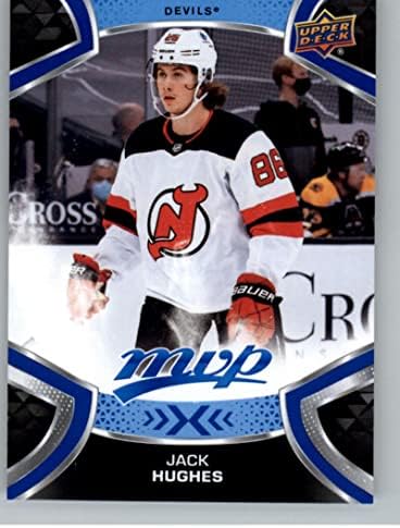 2021-22 MVP Upper MVP 207 Jack Hughes New Jersey Devils Official NHL Hockey Card em condição bruta