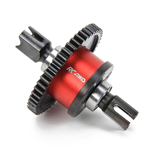 RCAWD Aluminium Center Diff Set, W/40Crmo principal engrenagem Diff 50t Spiral para Arrma 1/7 1/8 6S Karton Mojave Pouscast