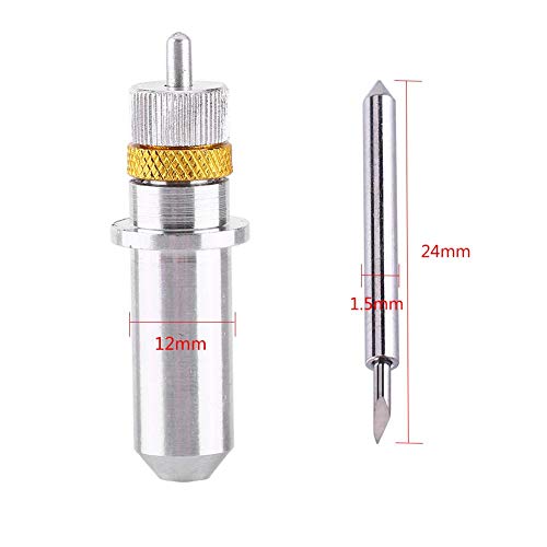 Blade de corte de vinil - Tungsten Steel Plotter Cutter Cutting Tool 30 45 60 graus NMST4525-5 Roland Spindle Drag Knife