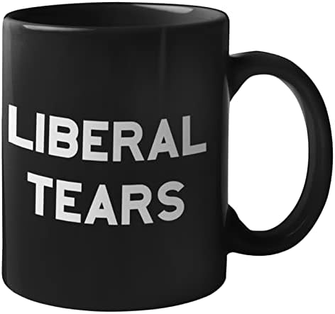 Caneca Liberal Tears - Caneca de café engraçada para homens | Caneca Republicana - Presentes para Conservadores | Lá lágrimas de esquerda