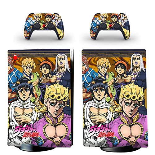 Para PS4 Normal - Anime Manga JoJo's JOTARO DIO Bizarre Adventure Drracula PS4 ou PS5 Skin Stick para PlayStation 4 ou