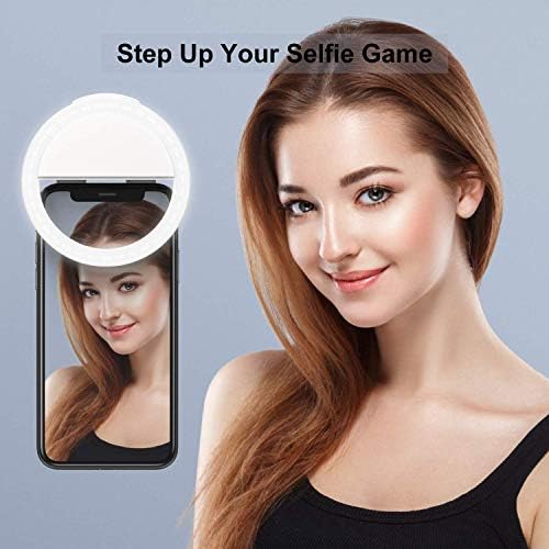 Selfie Ring Light para uma clareza mais avançada de vídeos à noite, especialmente quando você está ao vivo no Instagram,