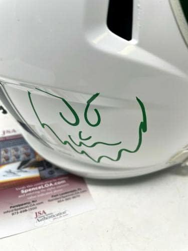 Brett Keisel Pittsburgh Steelers assinou o capacete de tamanho completo JSA Coa Drinkin Beer - Capacetes NFL autografados