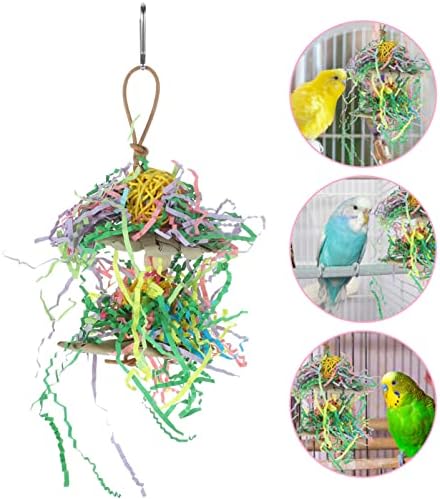 IPETBOOM Bird Shredder Toys Parrot Mastigando brinquedos de papagaio para gaiola de gaiola para forrage