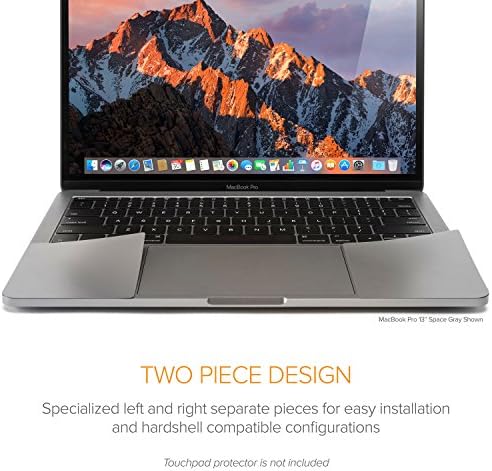 Conjunto de capa de pele do Protetor de Restador de Palma Premium em alta para 2019-2020 MacBook Pro 16 Space Grey Somente