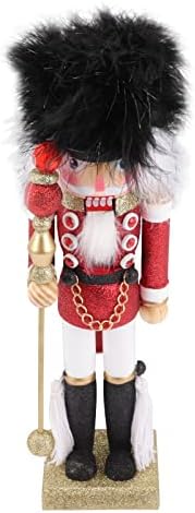 Acessórios domésticos aboofan figuras de noz de madeira Ornamento Cabeça fofa de nutcacker king boneco boneca boneca de noz -soldier