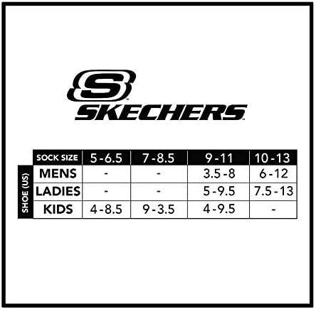 Skechers feminino 6 pacote de pacote de baixo corte