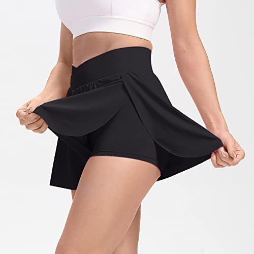Flowy shorts para mulheres ginástica yoga treino atlético Running spandex lounge