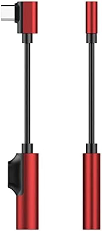 NIZYH USB TIPO C A 3,5mm Jack TypeC Audio Splitter fone de ouvido do fone de ouvido Aux 3.5 Adaptador Suporte de suporte de carregamento