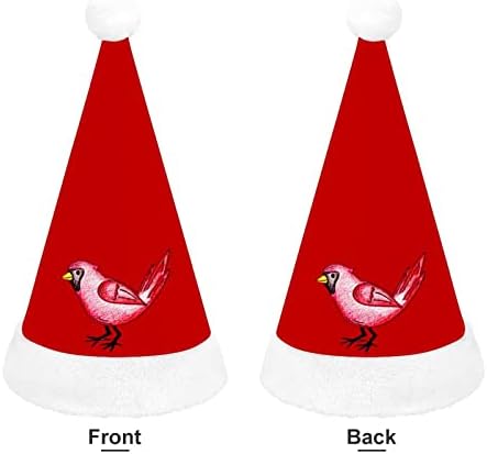 Cardinals da América do Norte2 Capéu de Papai Noel para o Cap de Natal Red Favors Favorias de Ano Novo Festivos