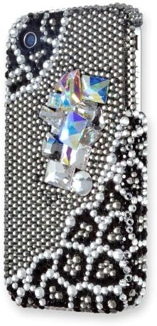 Jogue Bling Glamour Crystal Iphone 5 Case, preto/preto, glamour ip5-Black