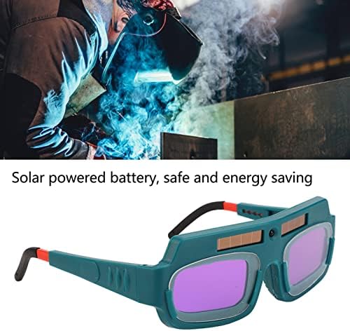 ASIXXSIX BOGGLE DE SOLING SOLAR SOLAR AUTOMENTE, óculos de soldagem de protetora de proteção de proteção de arco de soldagem copos de capacete automaticamente protegem os olhos da escória de soldagem do bloco de perfuração e evita respingos
