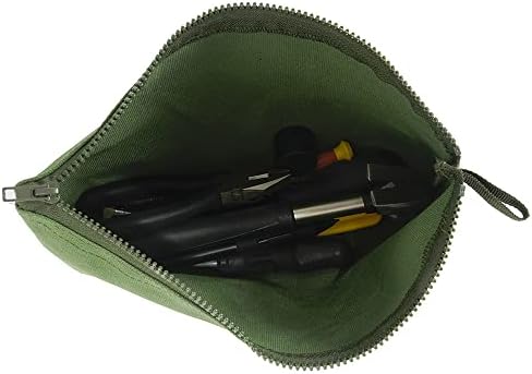 Bolsa de bolsa de ferramentas de lona bolsa de ferramentas para serviços pesados, bolsas utilitárias, sacolas de organizador de armazenamento multiuso com zíperes confiáveis.