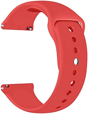 Morsey 22mm Soft Silicone Watch Bands compatíveis para Samsung Galaxy Watch 46mm/Samsung Galaxy Watch 3 45mm/Gear S3 Frontier/Classic,