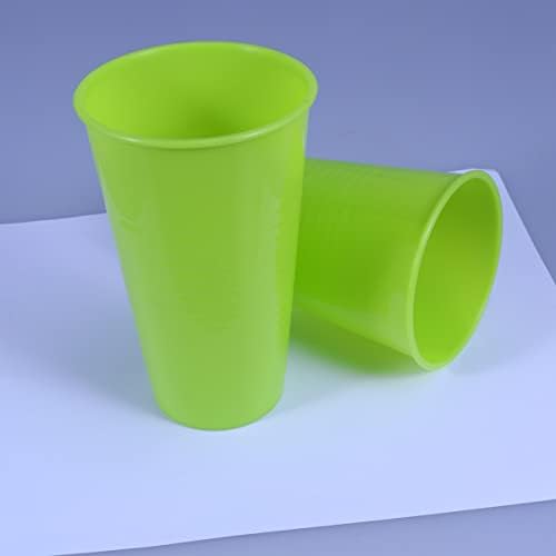Nuobesty Green Cups Vasos Para Cafe Desacólicos 12pcs Matblers de plástico reutilizáveis ​​bebidas de mão