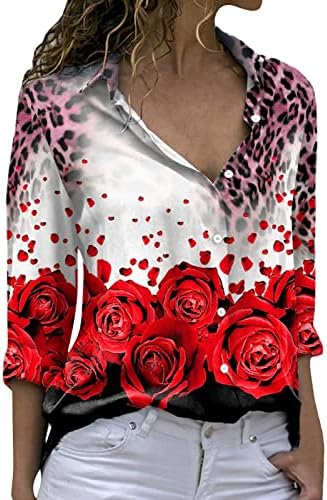 Camisetas Miashui T para Mulheres Leopardo Mulher camisetas impressas de rosa