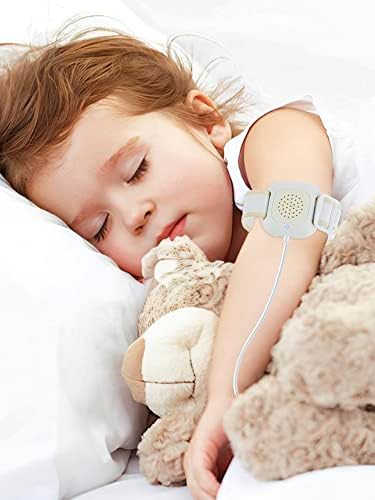 Rnlawks Alarme de cama Alarme infantil Monitor de dormir o braço desgaste do sensor de umidade Alarme de molhar com