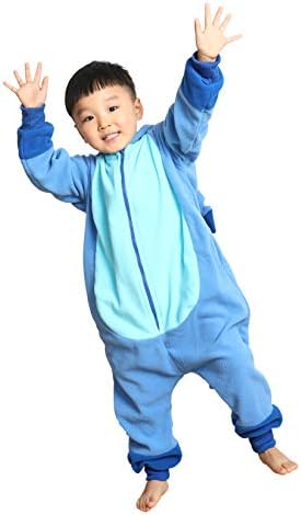 Ogu 'Deal Kids Stitch Onesie Pijama Pijama Halloween Cosplay One Piece Traje de cartoon roupas de cartoon para meninos