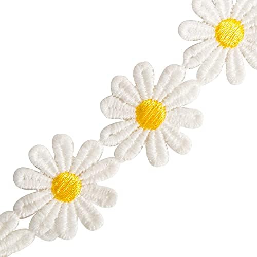 Xiboya Têxtil Daisy Sun Flower Decorating Lace e acabamentos para projetos de costura e artesanato
