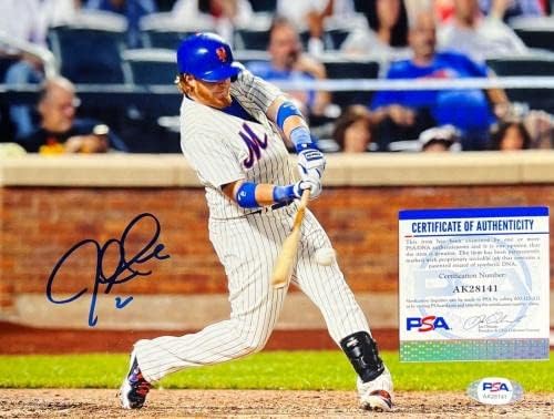 Justin Turner New York Mets assinou 8x10 Photo PSA AK28141 - Fotos autografadas da MLB